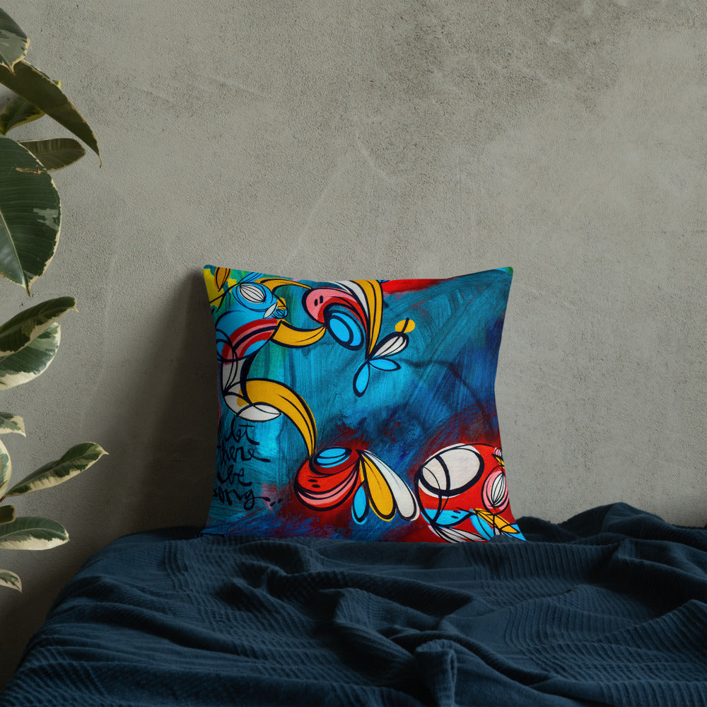 Let Their Be Song – Lebo Premium Throw Pillow